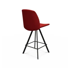 Figaro Tabouret snack pivotant en tissu de fabrication belge