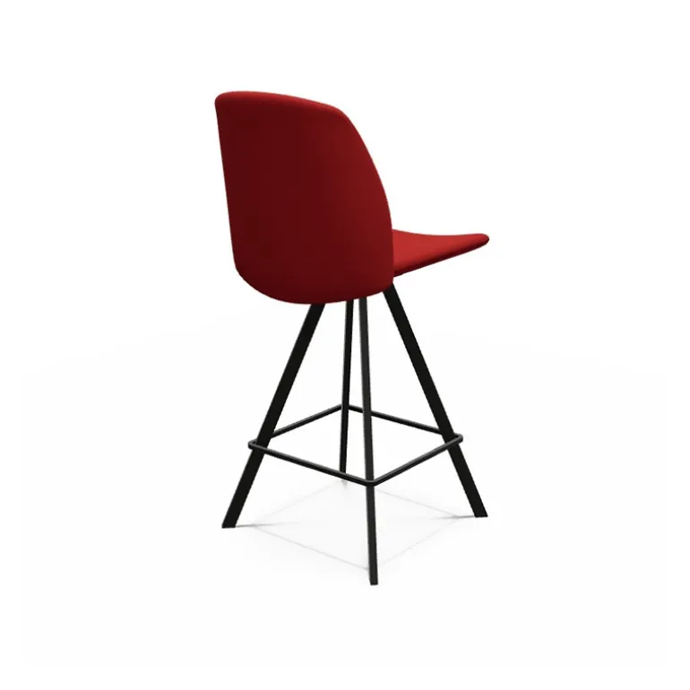 Figaro Tabouret snack pivotant en tissu de fabrication belge