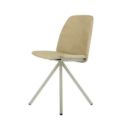 Fiona 2 Chaise moderne en tissu et pieds métal