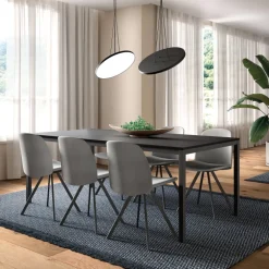 Fiona Chaise moderne en simili de fabrication belge