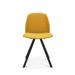 Fiona Chaise moderne en simili de fabrication belge