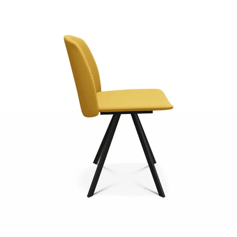 Fiona Chaise moderne en tissu de fabrication belge