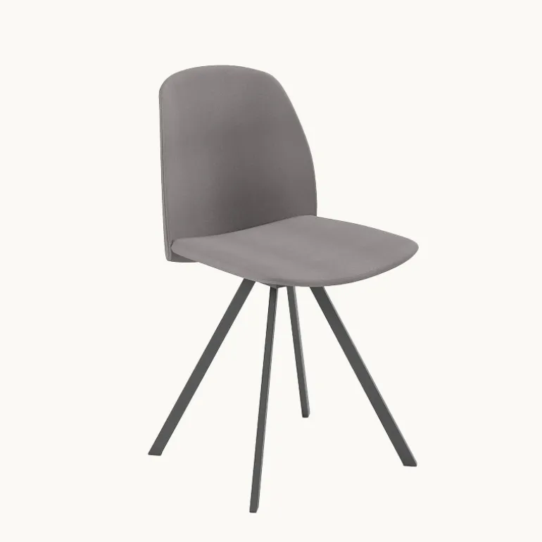 Fiona Chaise moderne en tissu de fabrication belge