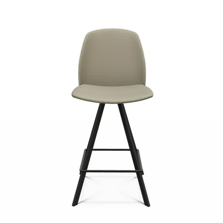 Fiona Tabouret snack moderne en tissu fabriqué en Belgique