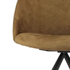 Fixie Chaise tendance en tissu et pieds en métal