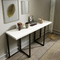 Flap Table console extensible en mélaminé