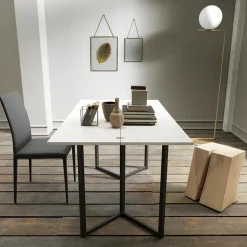 Flap Table console extensible en mélaminé