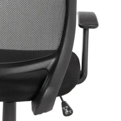 Flex 2Chaise de bureau réglable en tissu avec accoudoirs et roulettes