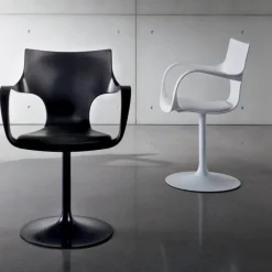 Flûte Sovet® Chaise design pivotante avec accoudoirs