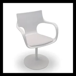 Flûte Sovet® Chaise design pivotante avec accoudoirs