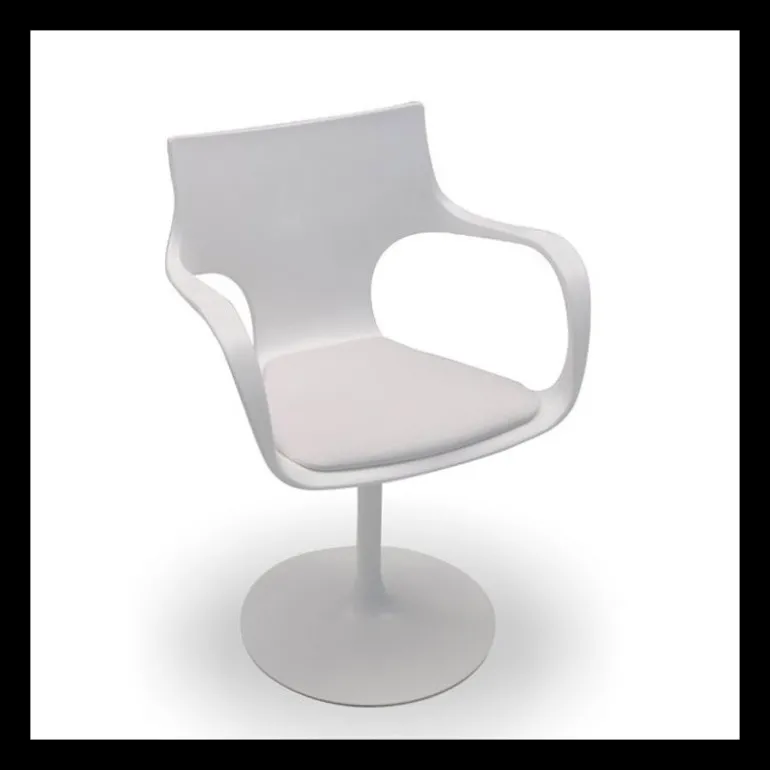 Flûte Sovet® Chaise design pivotante avec accoudoirs