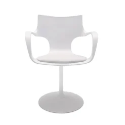 Flûte Sovet® Chaise design pivotante avec accoudoirs