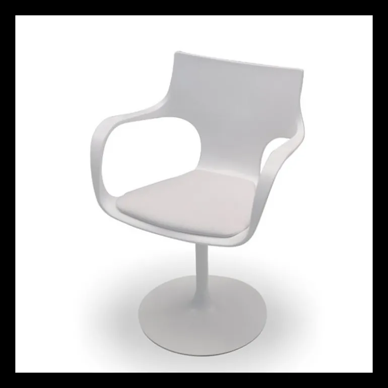 Flûte Sovet® Chaise design pivotante avec accoudoirs