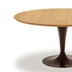 Flûte Sovet® Table ronde design plateau bois
