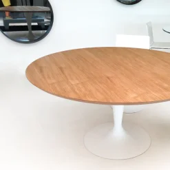 Flûte Sovet® Table ronde design plateau bois