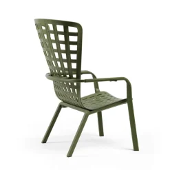 Folio Fauteuil de jardin réglable et empilable en polypropylène design