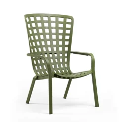Folio Fauteuil de jardin réglable et empilable en polypropylène design