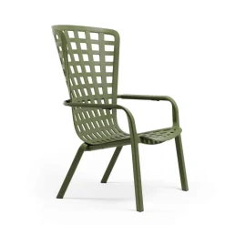Folio Fauteuil design italien réglable et empilable en polypropylène