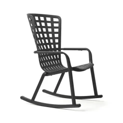 Folio Rocking chair design extérieur réglable en polypropylène