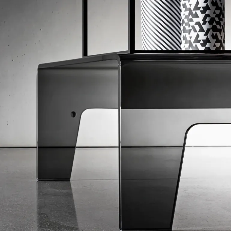 Frog Sovet® Table basse design carrée en verre