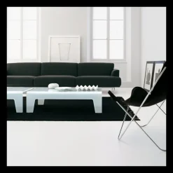 Frog Sovet® Table basse design rectangulaire en verre