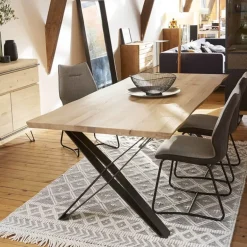 Fusion Table design style industriel pieds en X
