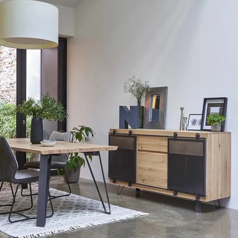 Fusion Table design style industriel pieds en épingle