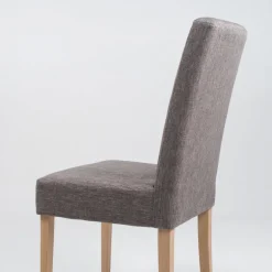 Gaby Mobitec® Chaise de salle à manger en tissu et bois massif