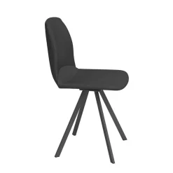 Girona Chaise moderne coque pivotante en simili