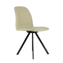 Girona Chaise moderne coque pivotante en simili