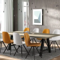 Girona Chaise moderne coque pivotante en simili