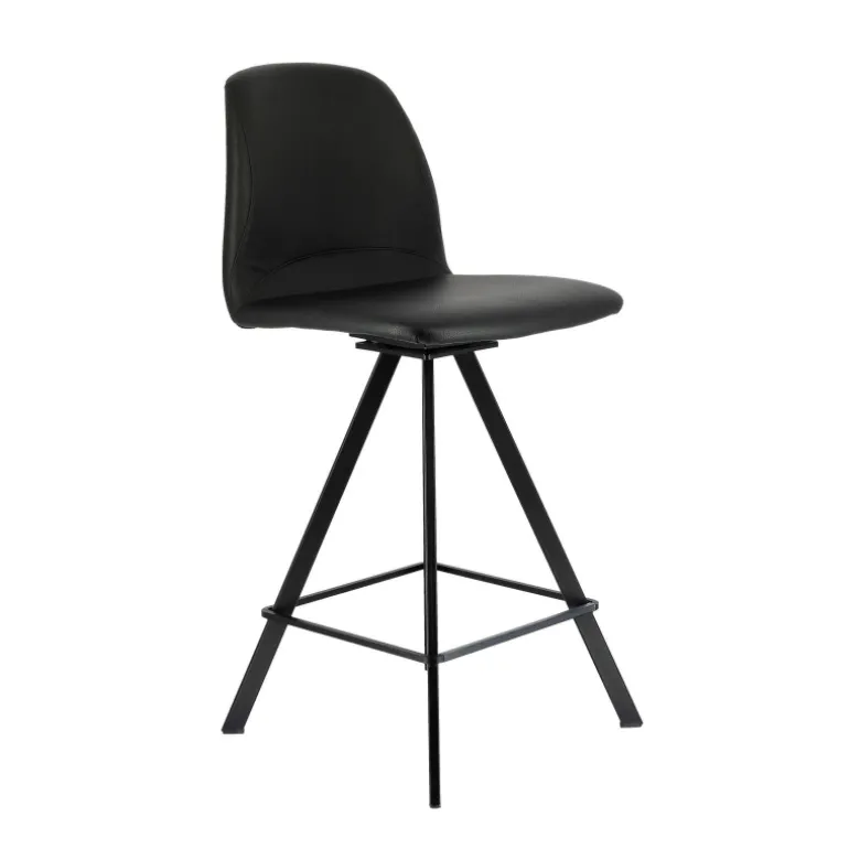 Girona Tabouret snack pivotant moderne en simili