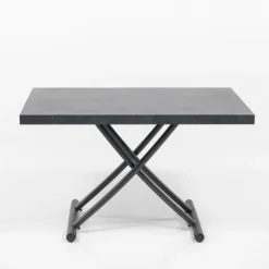 Géniale Table basse relevable petit espace en mélaminé