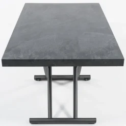 Géniale Table basse relevable petit espace en mélaminé