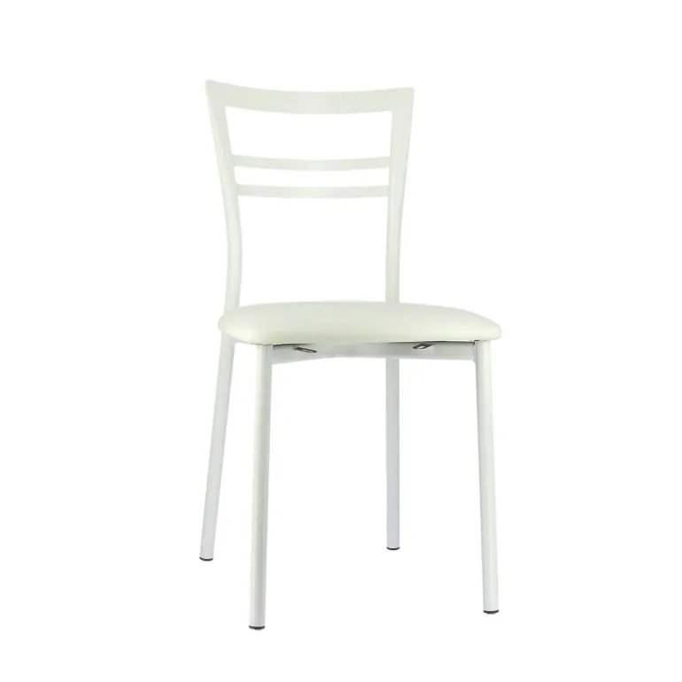 Go 1419 Chaise de cuisine rembourrée en synthétique et métal