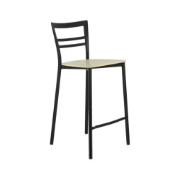 Go Clip Connubia® Tabouret snack contemporain en métal et multiplis bois
