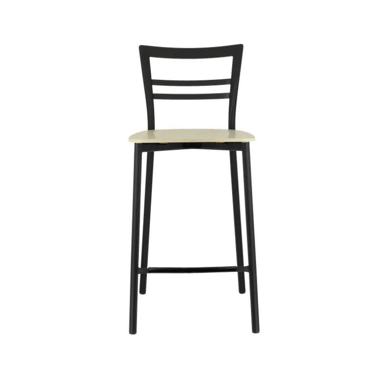 Go Clip Connubia® Tabouret snack contemporain en métal et multiplis bois