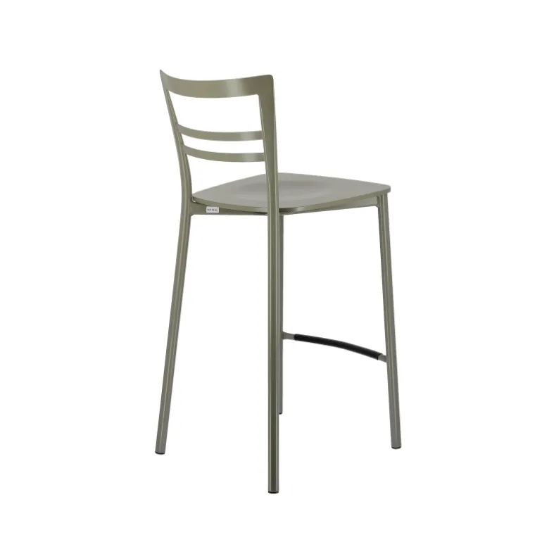 Go Clip Connubia® Tabouret snack contemporain en métal et multiplis bois