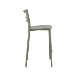 Go Clip Connubia® Tabouret snack contemporain en métal et multiplis bois