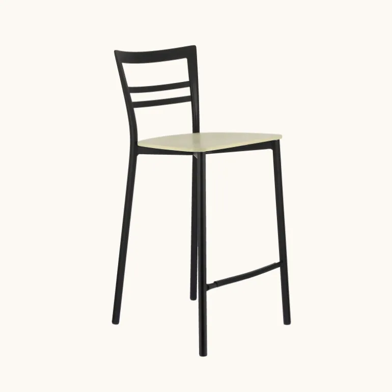Go Clip Connubia® Tabouret snack contemporain en métal et multiplis bois