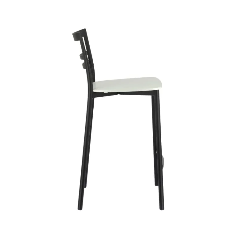 Go Clip Connubia® Tabouret snack contemporain en métal et multiplis bois
