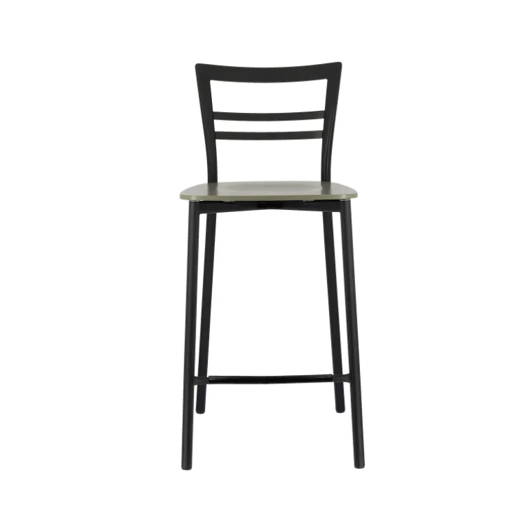 Go Clip Connubia® Tabouret snack contemporain en métal et multiplis bois