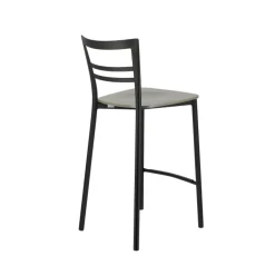 Go Clip Connubia® Tabouret snack contemporain en métal et multiplis bois