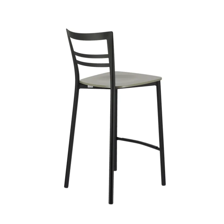 Go Clip Connubia® Tabouret snack contemporain en métal et multiplis bois