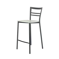 Go Clip Connubia® Tabouret snack contemporain en métal et multiplis bois