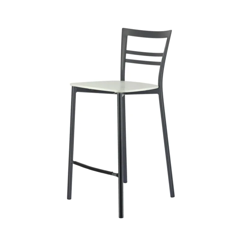 Go Clip Connubia® Tabouret snack contemporain en métal et multiplis bois