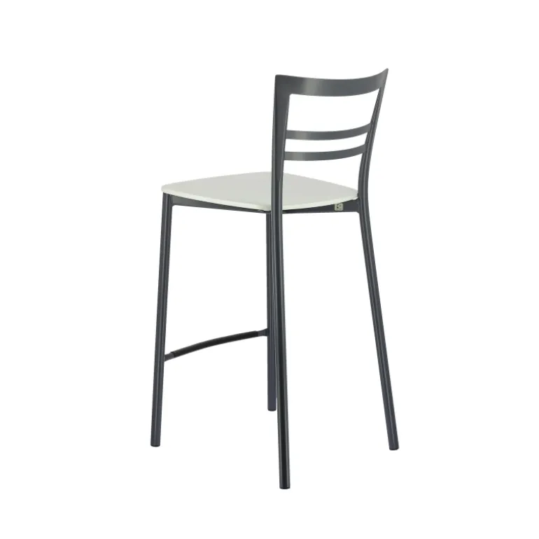 Go Clip Connubia® Tabouret snack contemporain en métal et multiplis bois