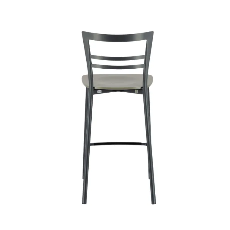 Go Clip Connubia® Tabouret snack contemporain en métal et multiplis bois