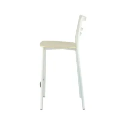 Go Clip Connubia® Tabouret snack contemporain en métal et multiplis bois