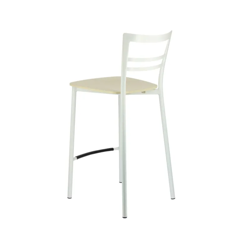 Go Clip Connubia® Tabouret snack contemporain en métal et multiplis bois